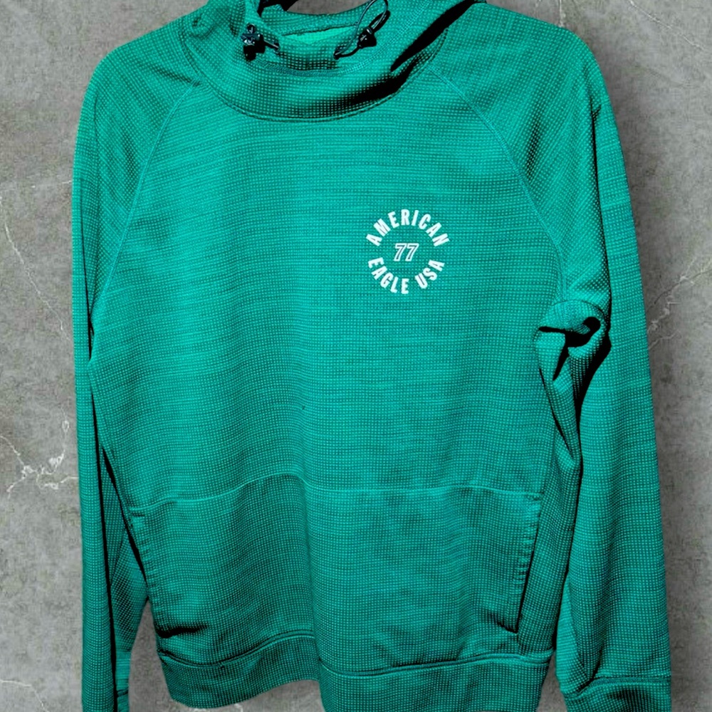 Green American Eagle Lightweight Hoodie